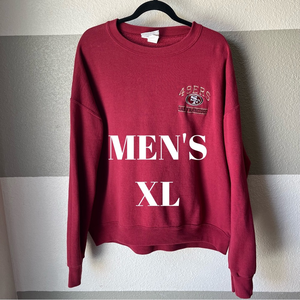 VINTAGE RARE LEE SPORT Men’s XL San Francisco 49ers NFL Football Sweatshirt